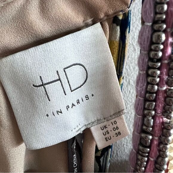 Anthropologie HD in Paris Mayacamas Mosaic Embellished Maxi Dress - Picture 9 of 12